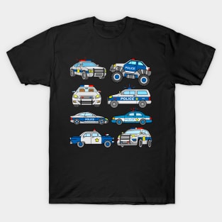 Police Cars T-Shirt